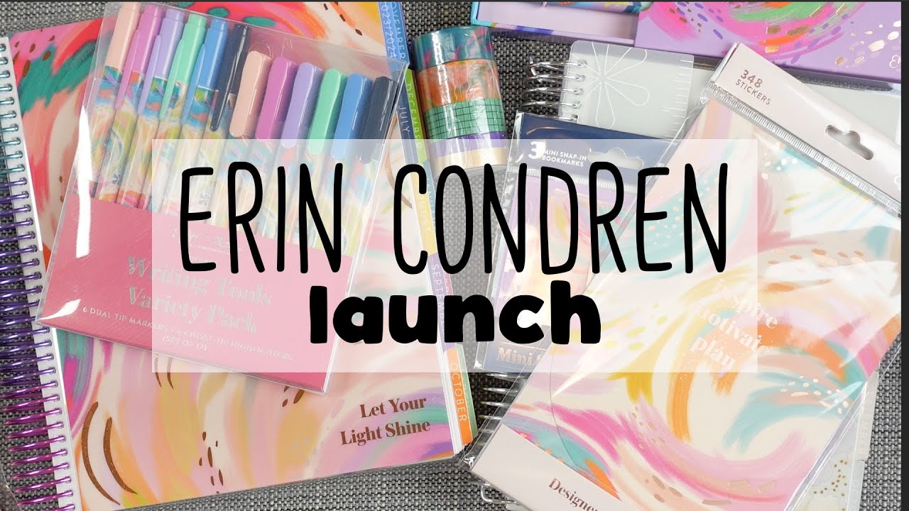 Erin Condren Launch Walkthrough - Vertical, A5 Daily Duo, and Acessories | 2023/2024