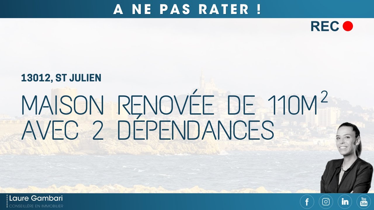 MAISON ENTI&Egrave;REMENT RENOV&Eacute;E SAINT-JULIEN 13012