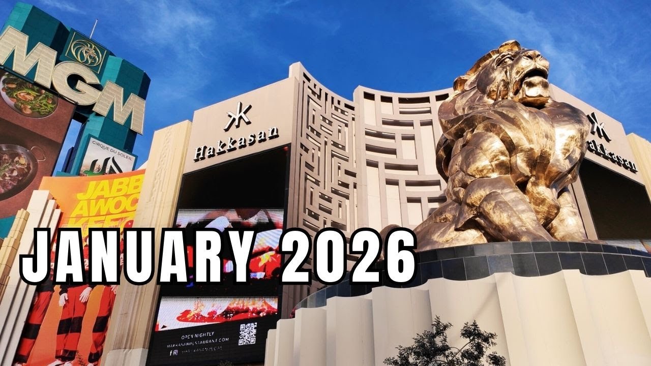 Полный обзор! Как будет выглядеть курорт MGM Grand Las Vegas в январе 2026 года?!
