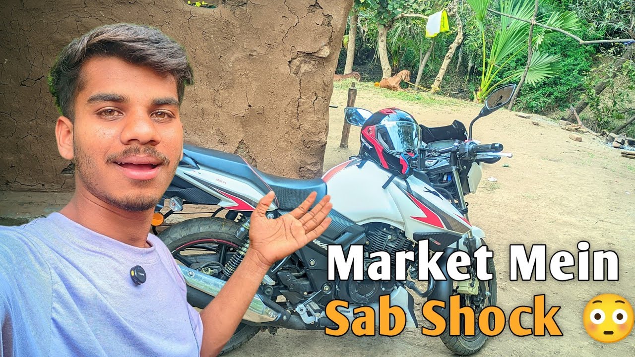 Gaon Se Seedha Market Ride 🏍️ Public Shock Ho Gayi 😳