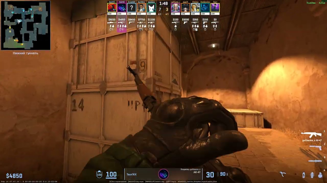 Texn1k ACE CS2 Поджал Нижнюю тешку