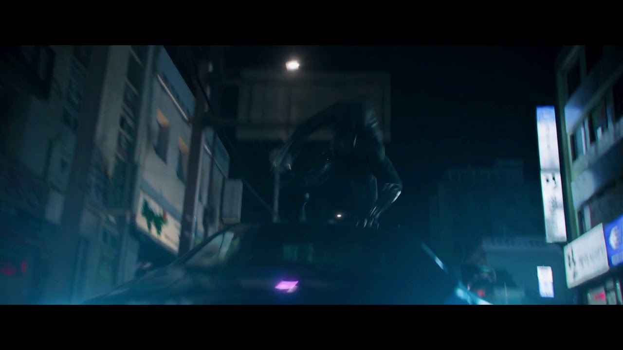 Black Panther Busan Car Chase Scene 4K ULTRA HD.