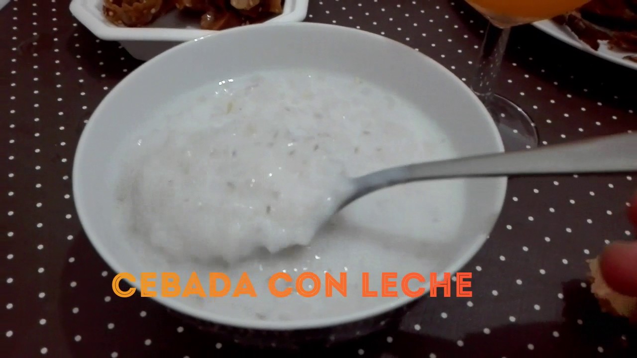 Recetas de Ramadán: cebada con leche