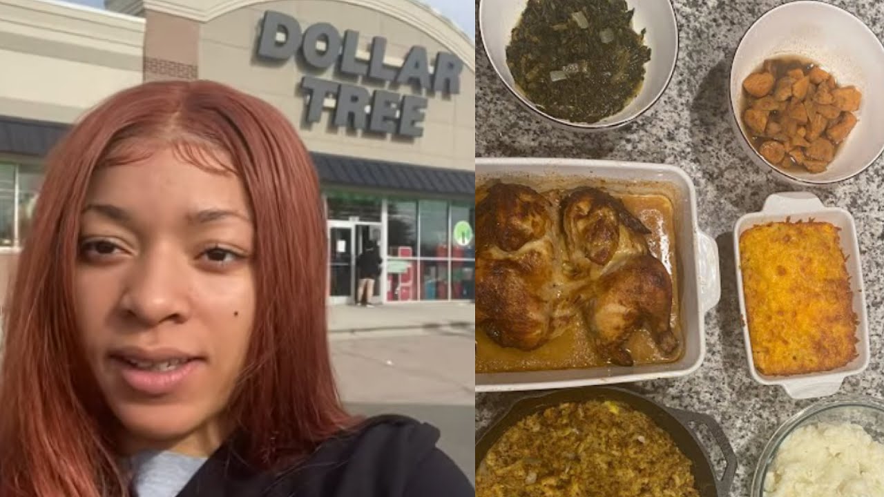Cheap Thanksgiving Dinner On A Budget Under $25 Dollar Walmart & Dollar Tree Christmas Meal 2024