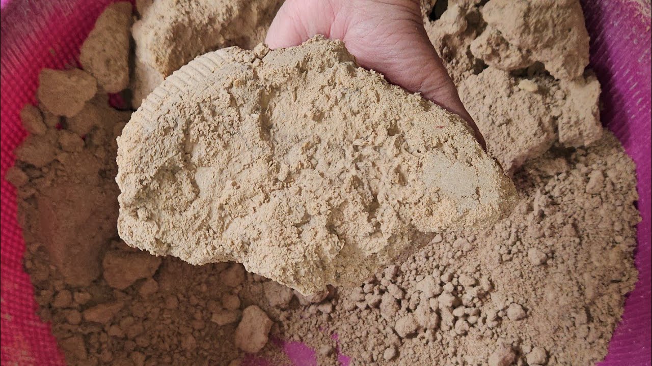 New 🔥 Damp Stoney Marble Powder Crumbling in new Tub ♥️ Ultimate Relaxation ASMR 