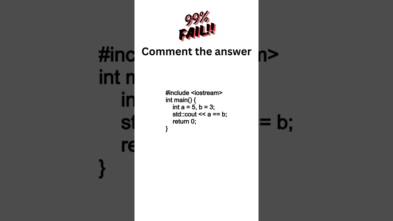 C/C++ Beginner Question - 56
