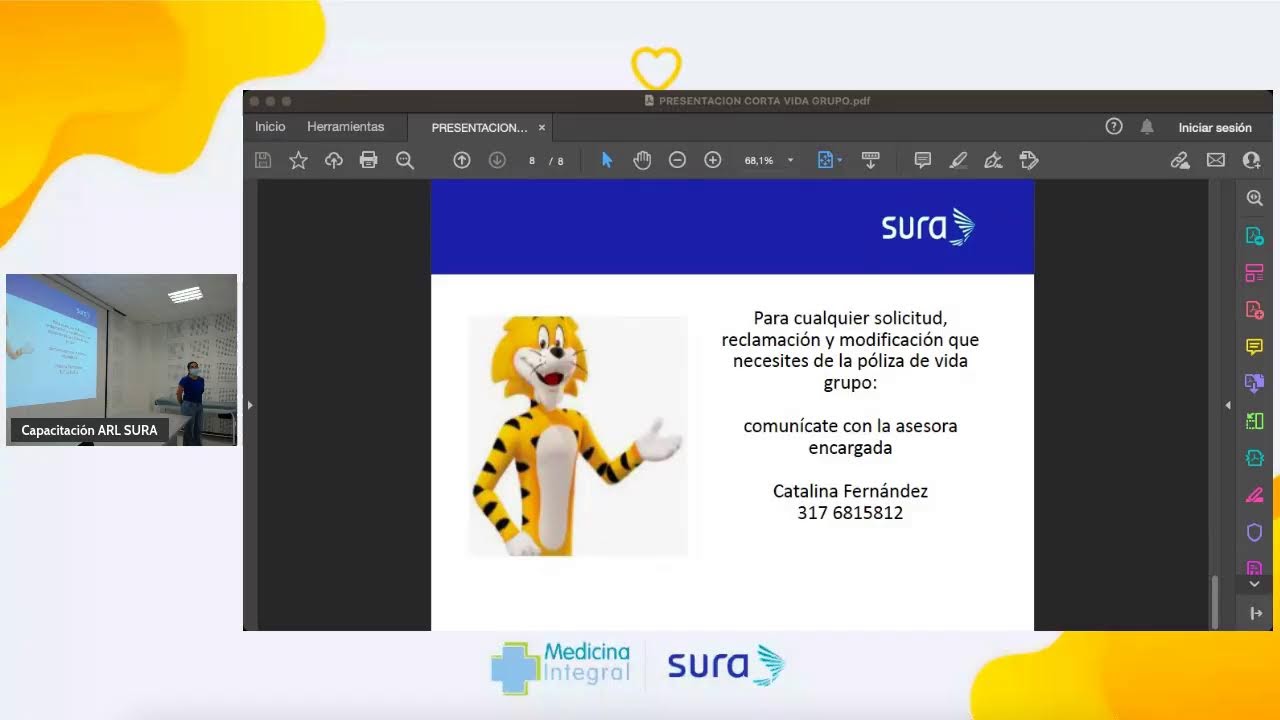 Capacitación ARL SURA