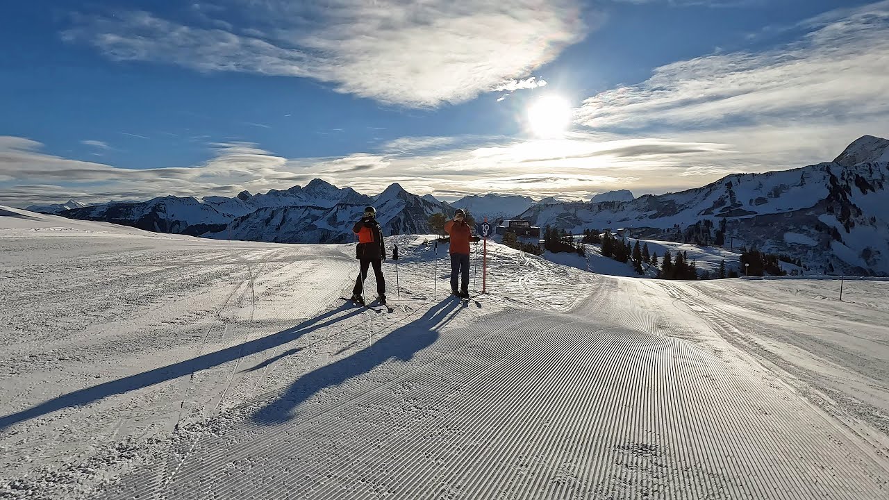 Skiën, skisafari, Balderschwang, Damüls, Mellau, Warth, Lech, deel 2: van Damüls naar Mellau
