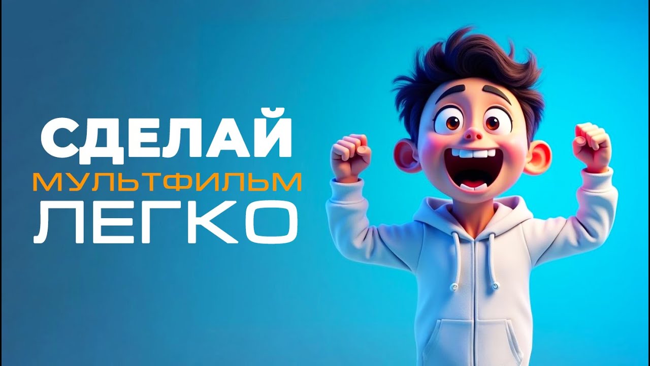 Как создать мультфильм бесплатно и быстро (Без опыта!)