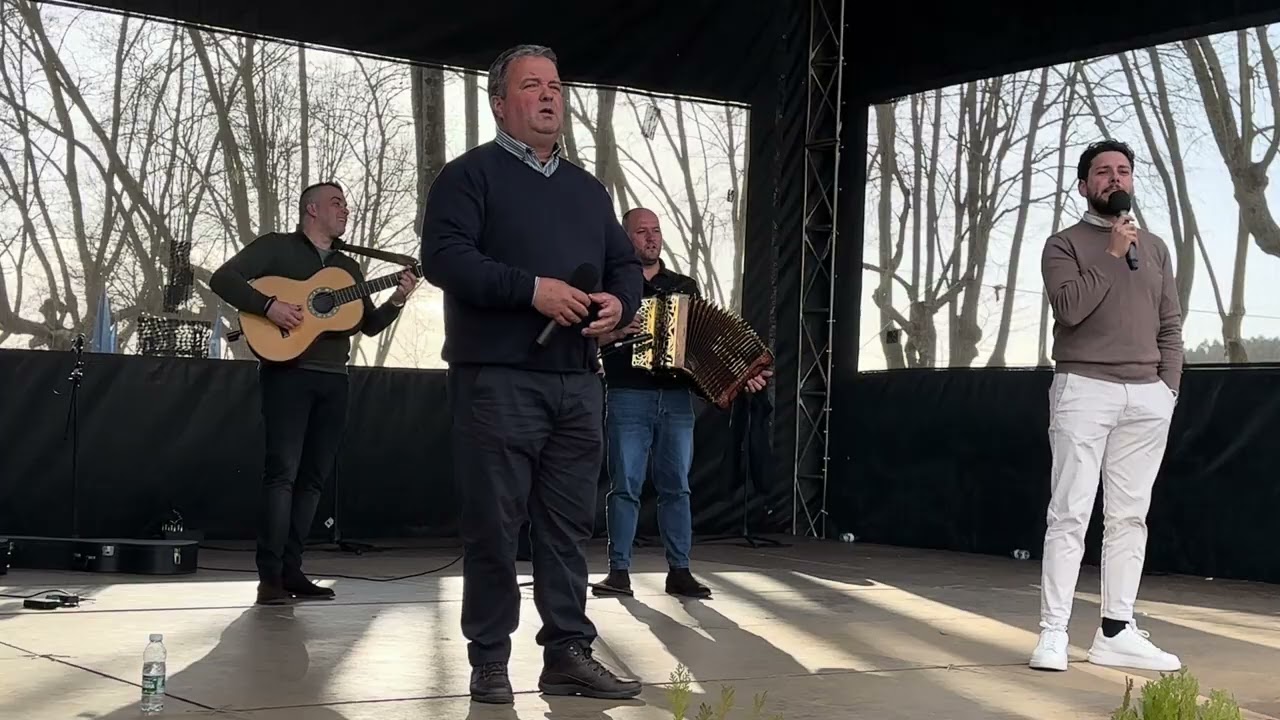 Desgarrada com Daniel Fernandes & João Oliveira na feira dos 27 em São Torcato Guimarães 27/2/26 🪗🥁🌏