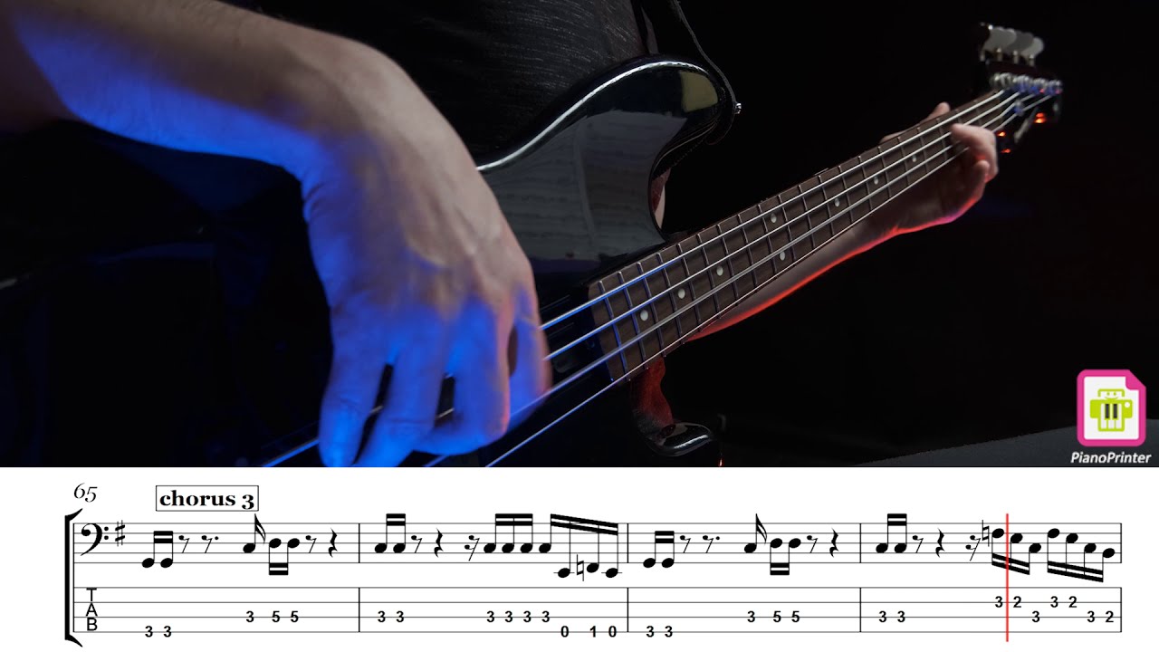 Guns N' Roses - Knockin' On Heaven's Door Standard Tuning Bass Cover | Tabs & Sheet Music