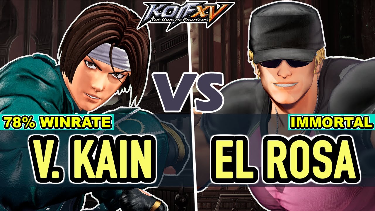 KOF XV ▰ Violent Kain (Kyo/Rock/Ryo) vs El Rosa (Clark/Ryo/Sylvie)