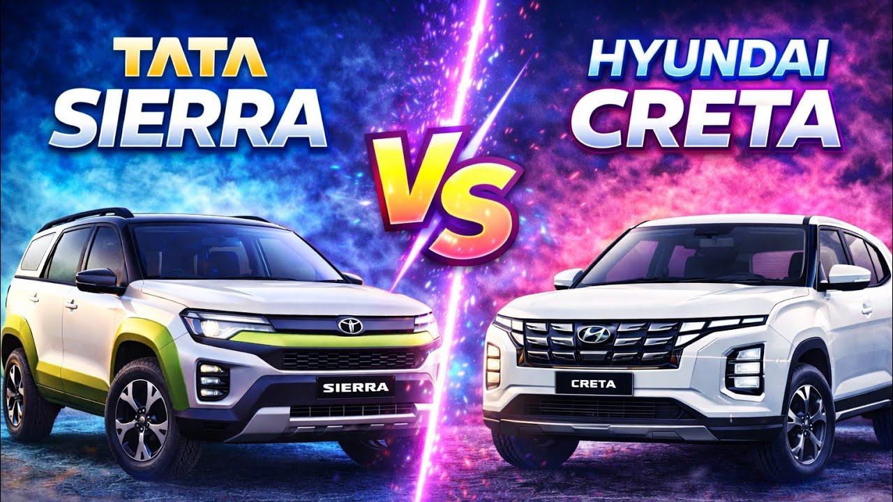 Tata Sierra 2026 vs Hyundai Creta: The Ultimate SUV Comparison!
