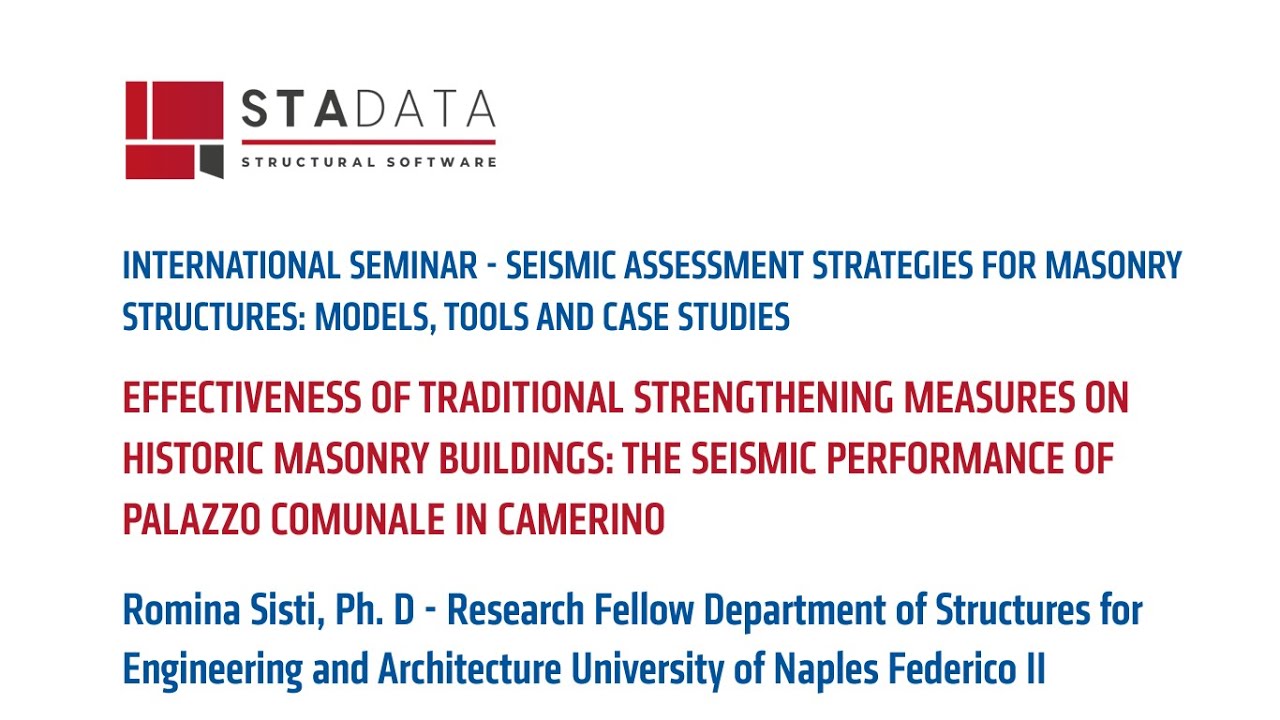 Effectiveness of traditional strenghtening measures on historic masonry building