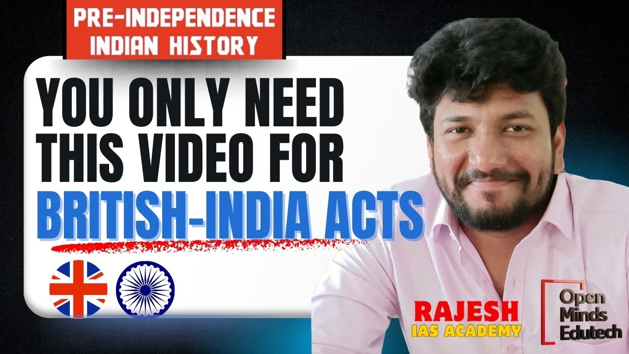 British India Acts- by Rajesh Sir / Historical Background of British Rule