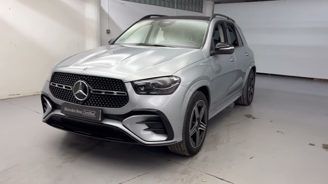 MERCEDES-BENZ GLE 350 de 4MATIC AMG Line Advanced Plus, Paquete night, Techo, Plata high-tech.