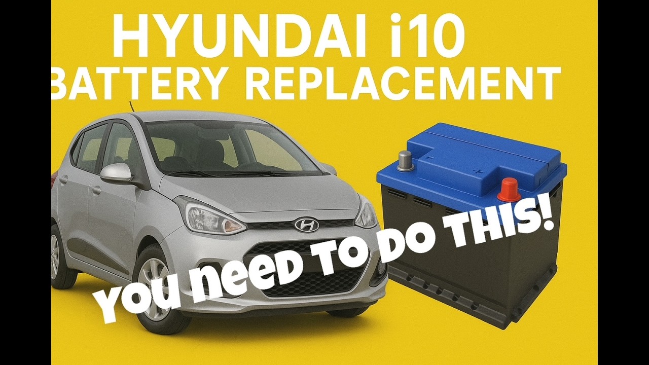 Hyundai i10 battery replacement