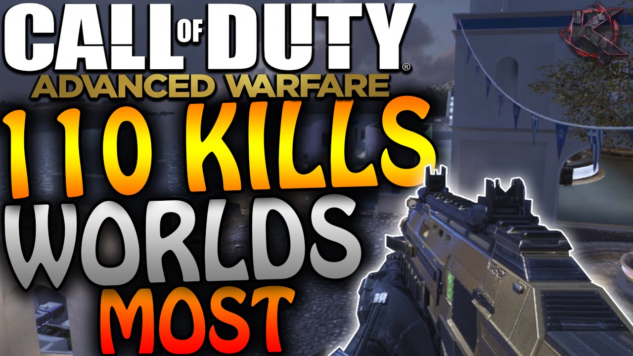 COD: Advanced Warfare - SOLO 110 KILLS - WORLDS MOST KILLS! (COD AW 100+ Kills)