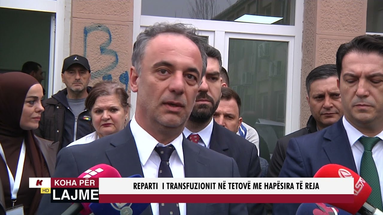 REPARTI I TRANSFUZIONIT NË TETOVË ME HAPËSIRA TË REJA