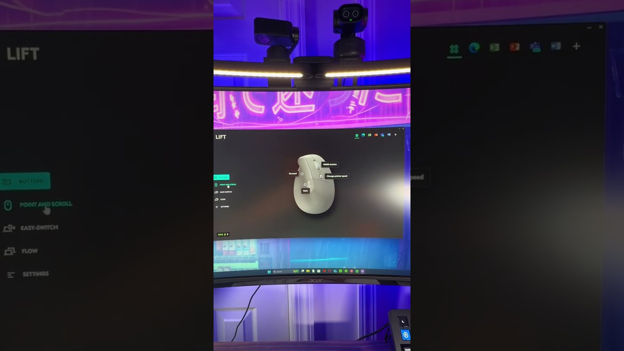 The Logitech Lift Vertical Ergonomic Mouse is super comfortable