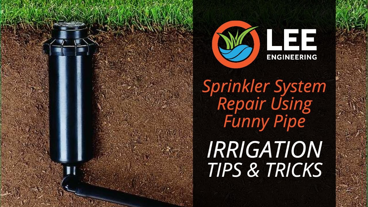 Sprinkler System Repair - Funny Pipe for Sprinkler Heads