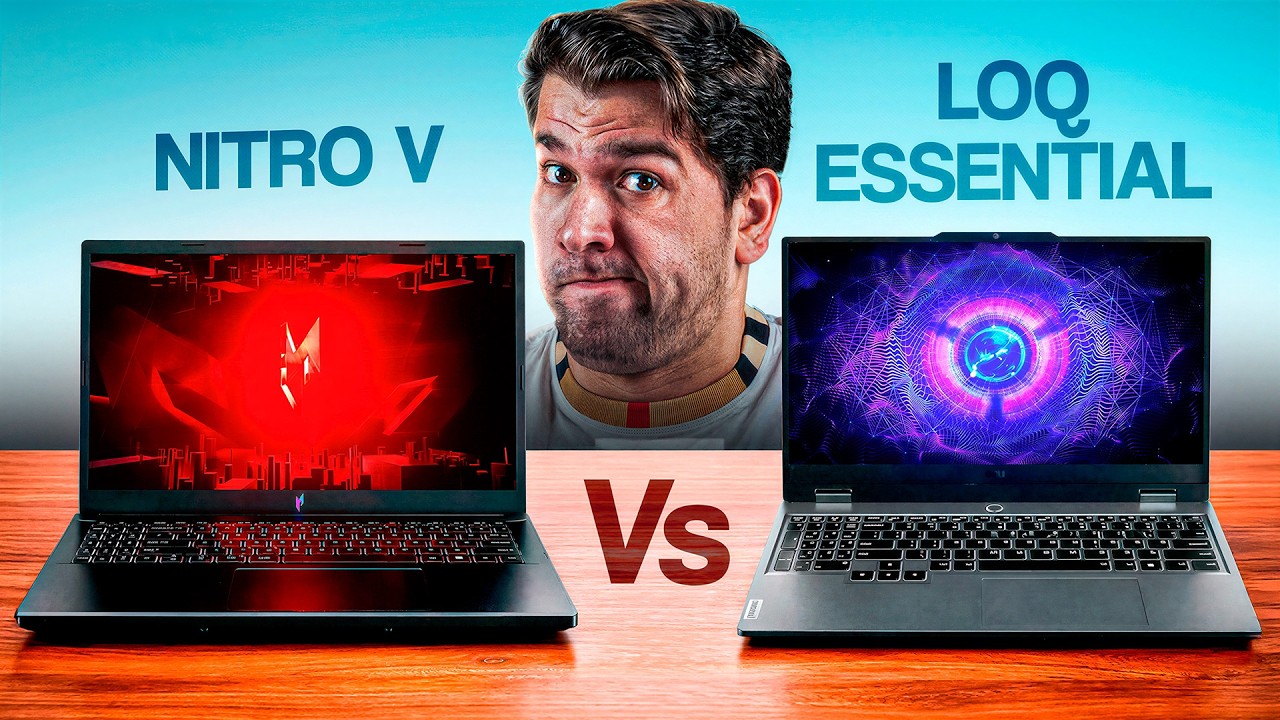 LENOVO LOQ ESSENTIAL vs ACER NITRO V — QUAL COMPENSA MAIS EM 2026? Comparativo Definitivo