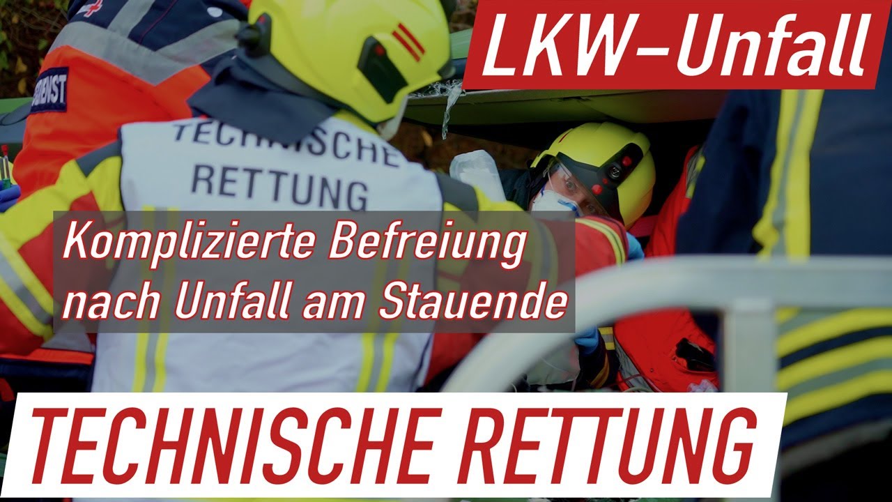 (05.11.20) Pragmatische Rettung und fehlende Gasse: Eingeklemmter LKW-Fahrer auf der A2 bei Lauenau