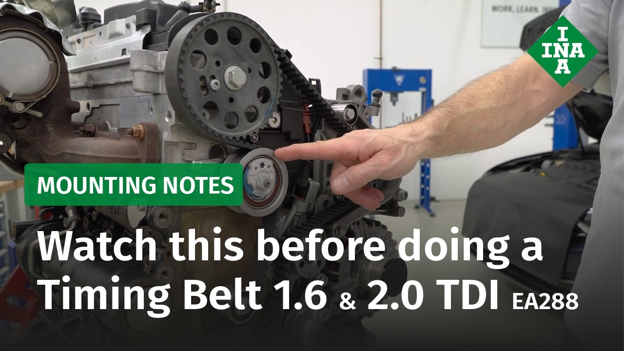 Zahnriemen- und Keilrippenriemenwechsel an einem  2,0 TDI Common Rail EA 288 Motor der VW Gruppe