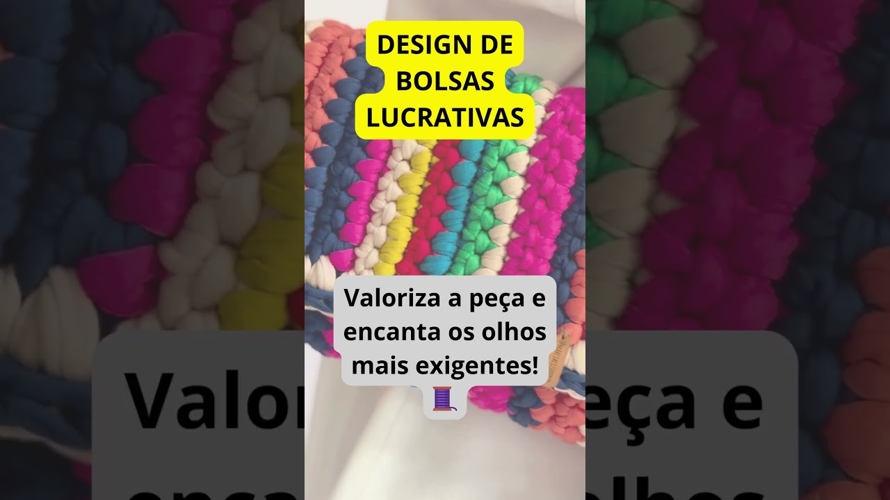 Bolsas de croch&ecirc;: veja essa dica e comece seu neg&oacute;cio agora