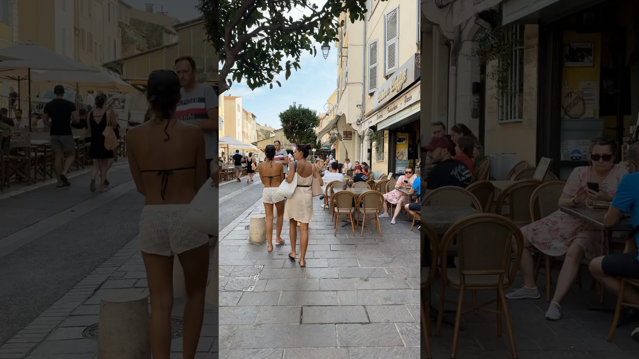 Antibes France: Antibes Old Town Charm - A 4K Walk Through French History
