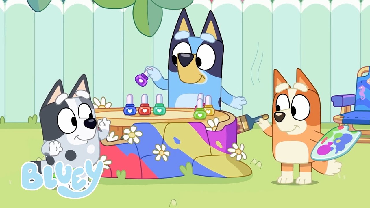 Spiele f&uuml;r Drau&szlig;en ✨ 🌼 | Spa&szlig; im Freien mit Bluey und Bingo | Bluey - Deutsch Offizieller Kanal