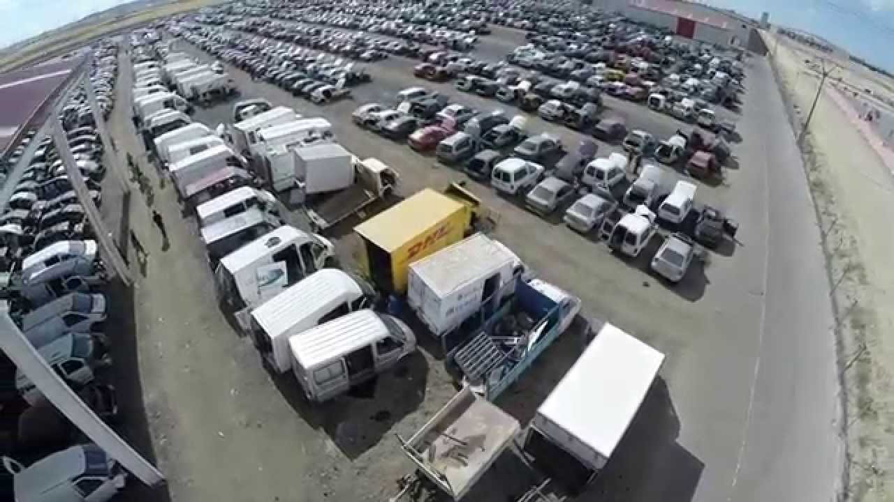 Biggest junk yard in Europe drone - El desguace mas grande de Europa en Dron
