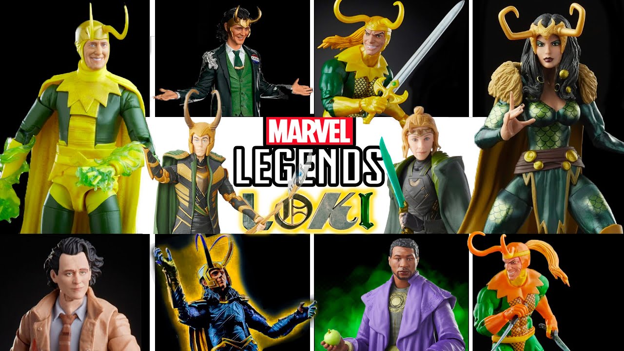 Todas las Variantes y Trajes de Loki Marvel Legends Hasbro Comic Vs MCU
