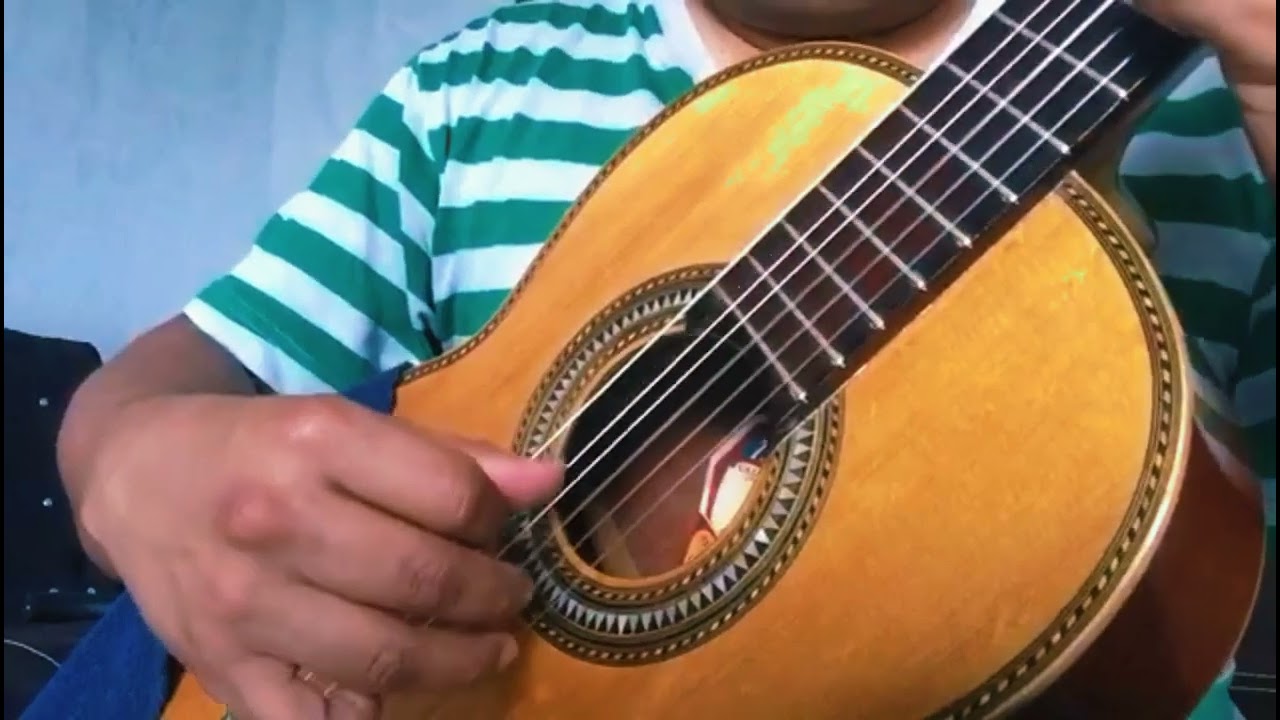 Guitarra Telesforo Julve del año 1932, prueba de sonido. #Guitarra #telesforo #julve #antigua