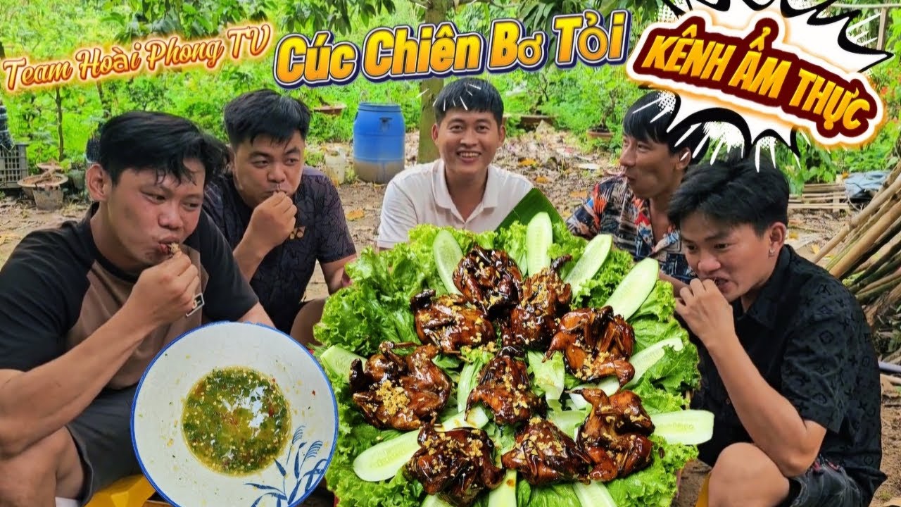 Món Ngon Cúc Chiên Bơi Tỏi Thơm Ngon Giòn Béo Cùng Kênh Ẩm Thực Của team |TeamHoài PhongTV