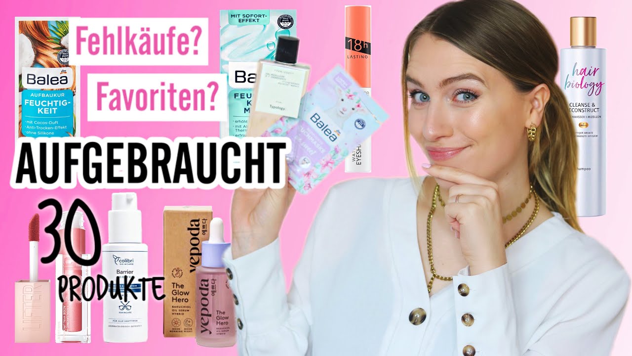 FEHLKÄUFE UND FAVORITEN April 2022 | 30 Produkte aufgebraucht | Balea, Yepoda, enerBio um. | Lubella