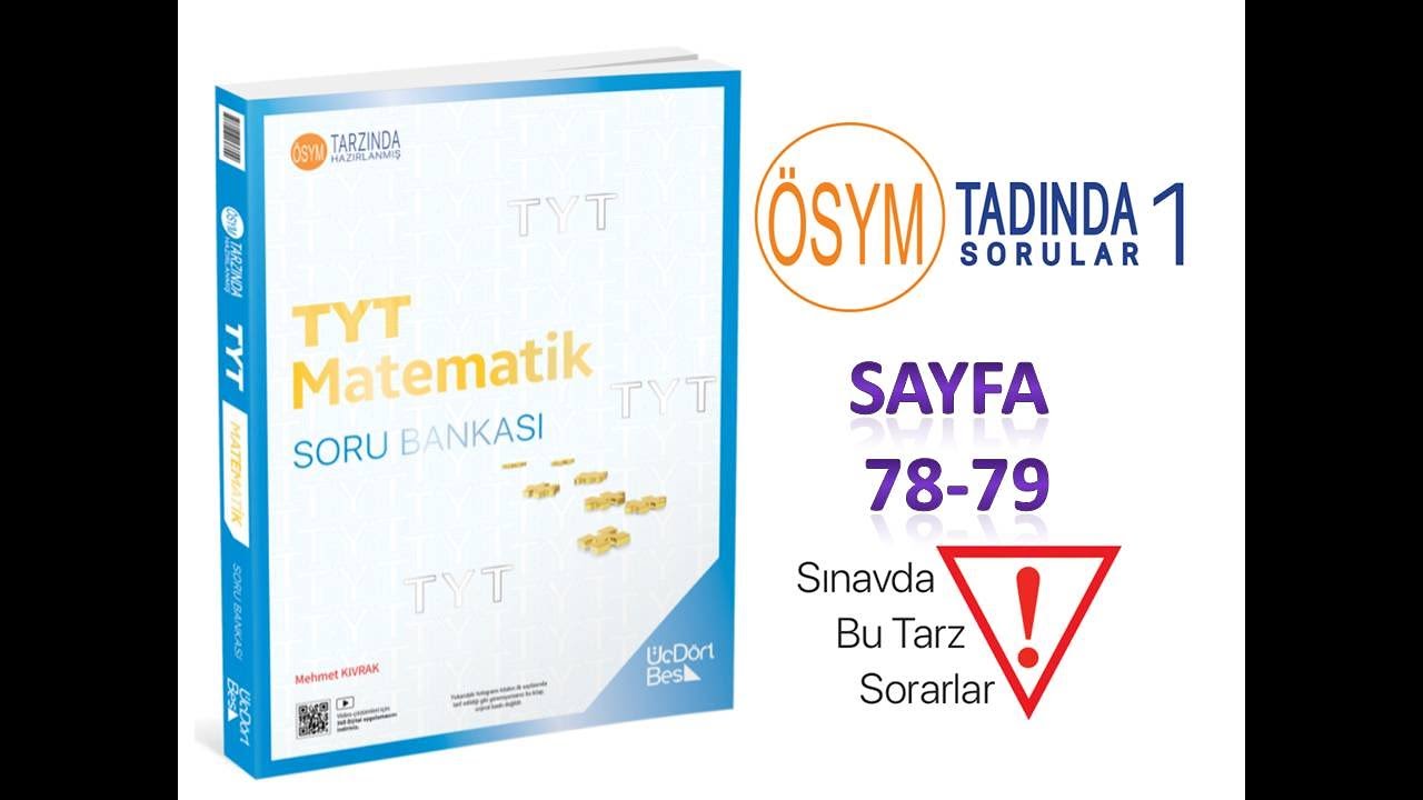 ÖRÜNTÜLÜ SAYI GRUPLARI ÖSYM TADINDA 1 (345 TYT MATEMATİK 2025)