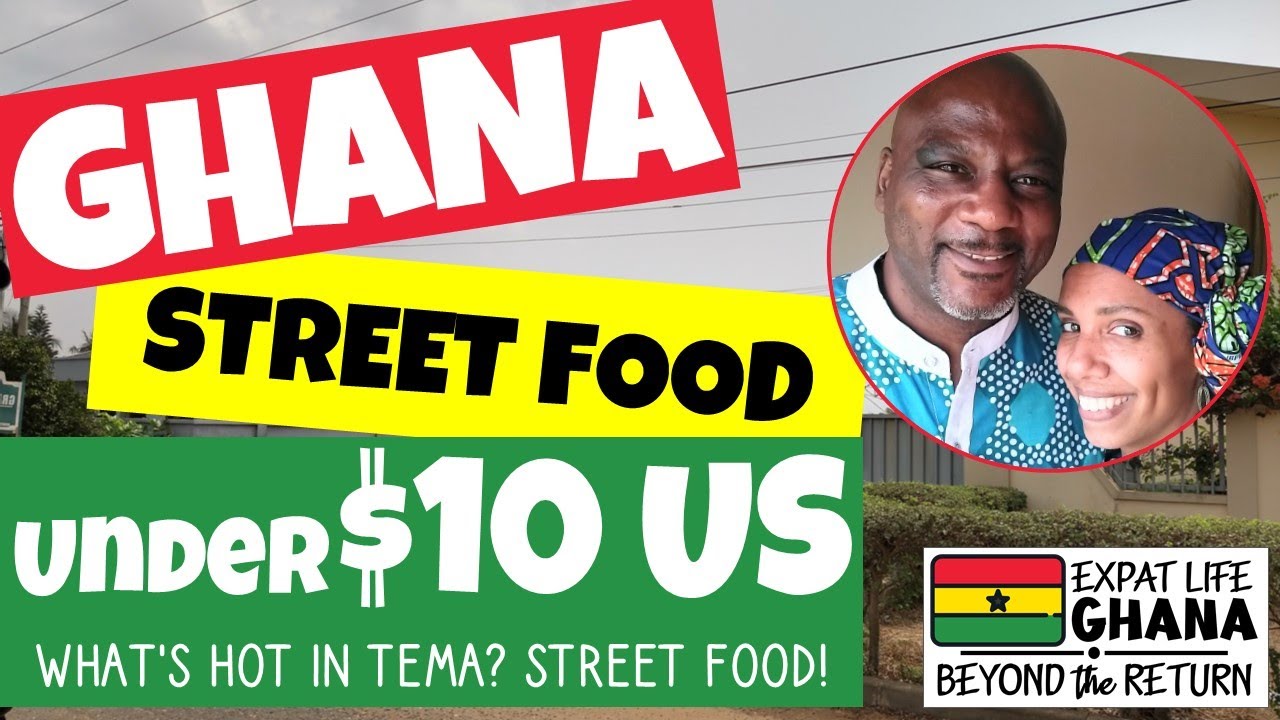 Ghana Street Food (Eat For $10 Per Day in Ghana) What’s Hot in Tema