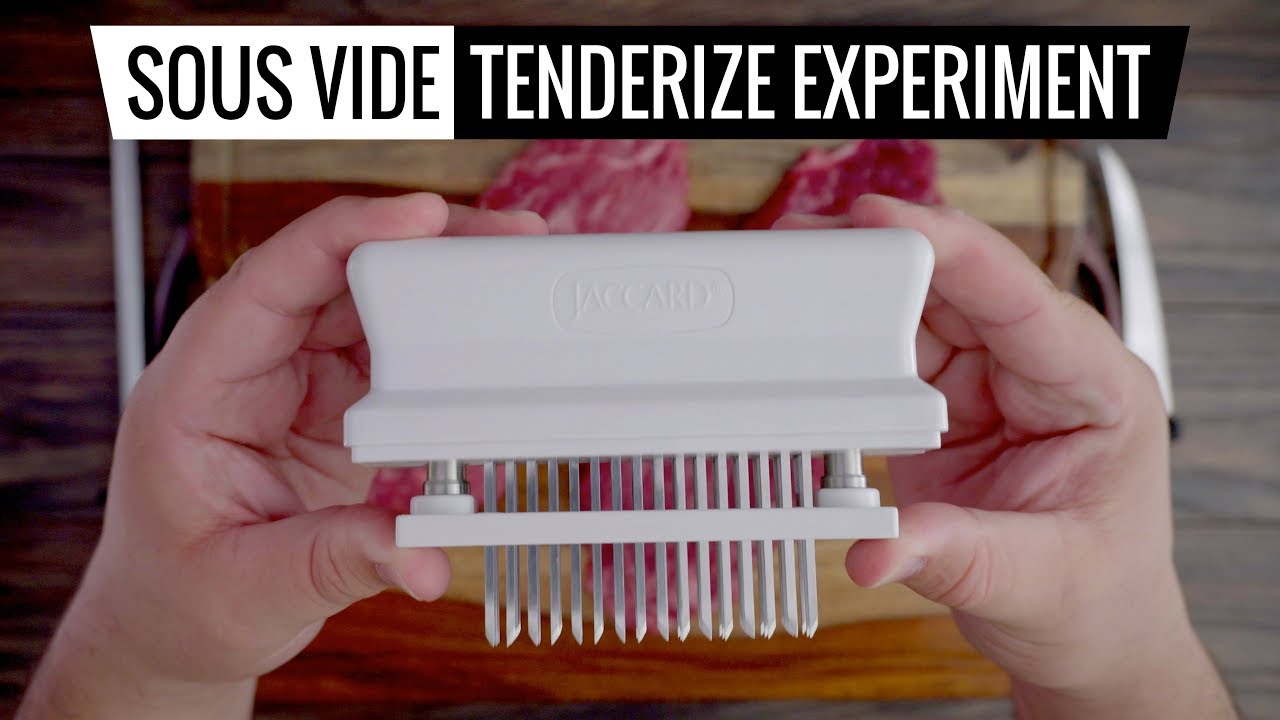 Sous Vide TENDERIZE EXPERIMENT - Does Jaccard work with Sous Vide!?