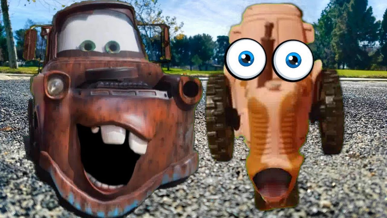 Disney Cars TRACTOR TIPPING FUN! Lightning Mcqueen & Mater - Pixar Cars  - Kids Movie - The Cars