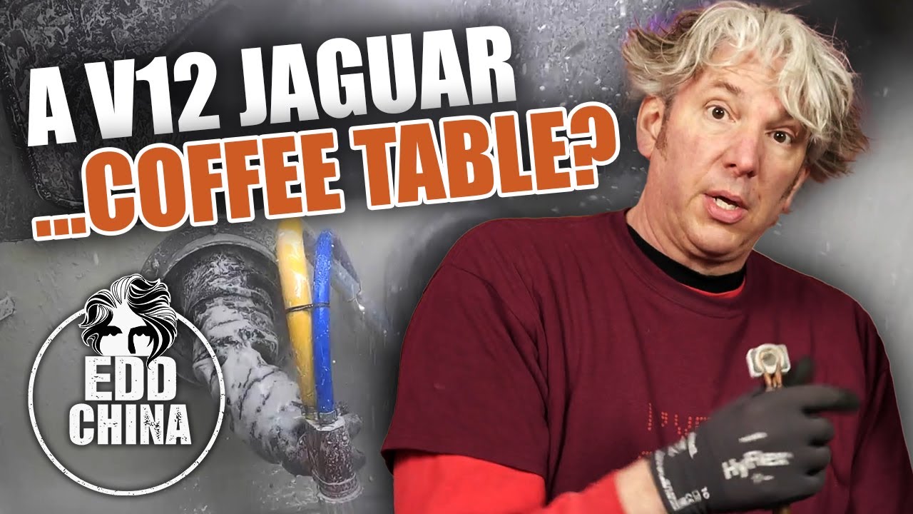 Using Wet Shot To Clean A Filthy V12 Jaguar Engine! | Workshop Diaries | Edd China