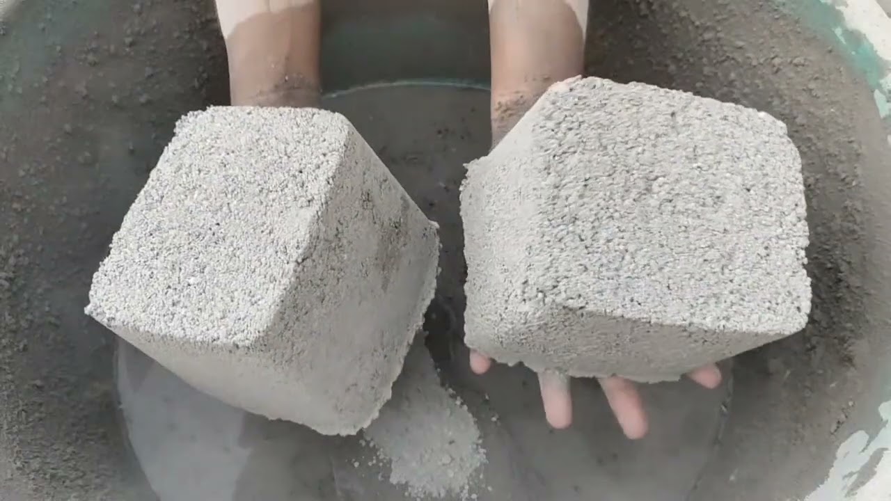 One of my best video dusty volcano softness overloaded crunchy sand cement crumbling dry/water 💦