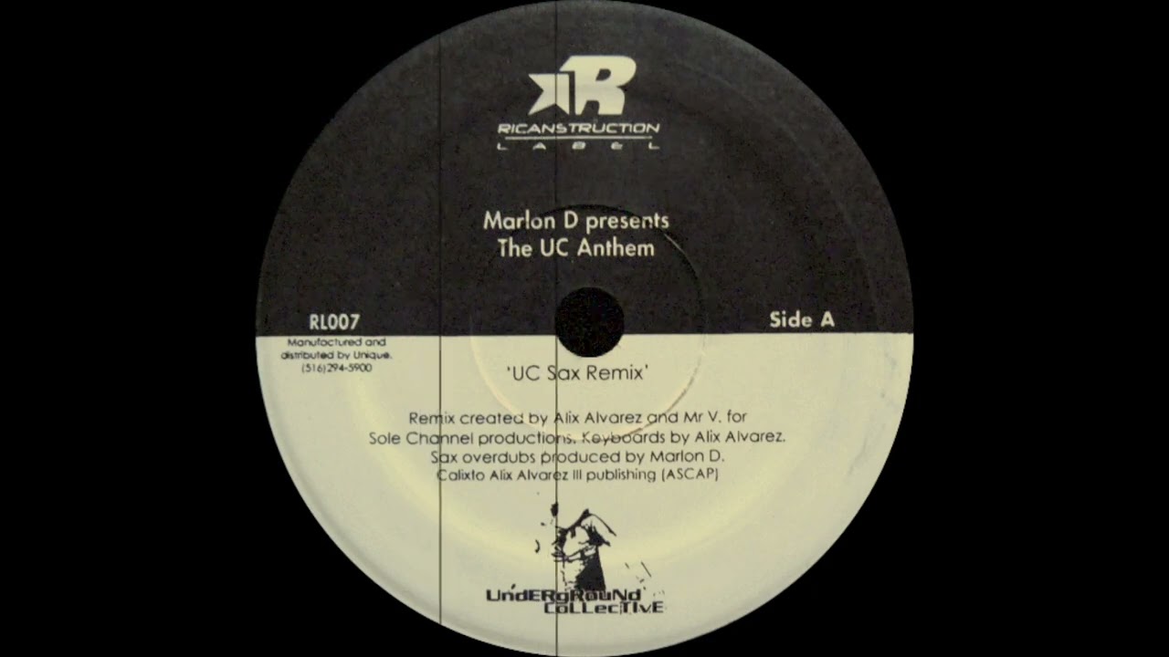 Marlon D  - The UC Anthem (UC Sax Remix) 2002
