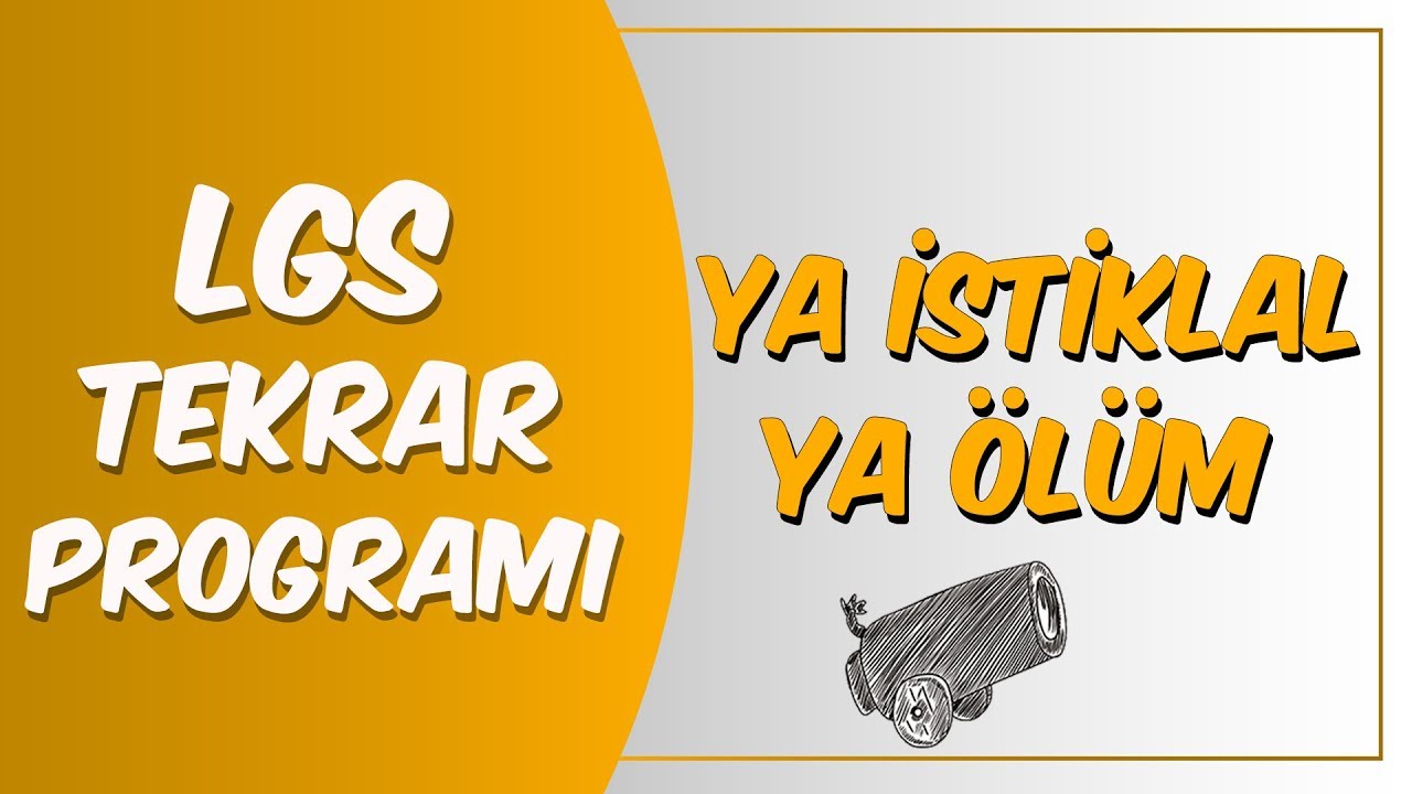 LGS Tekrar Programı İnkılap | Ya İstiklal Ya Ölüm
