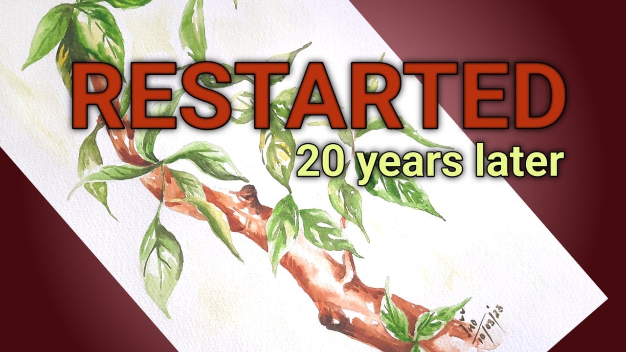 How I restarted my art journey (after 20 years)| Ino's Life | Sri Lanka