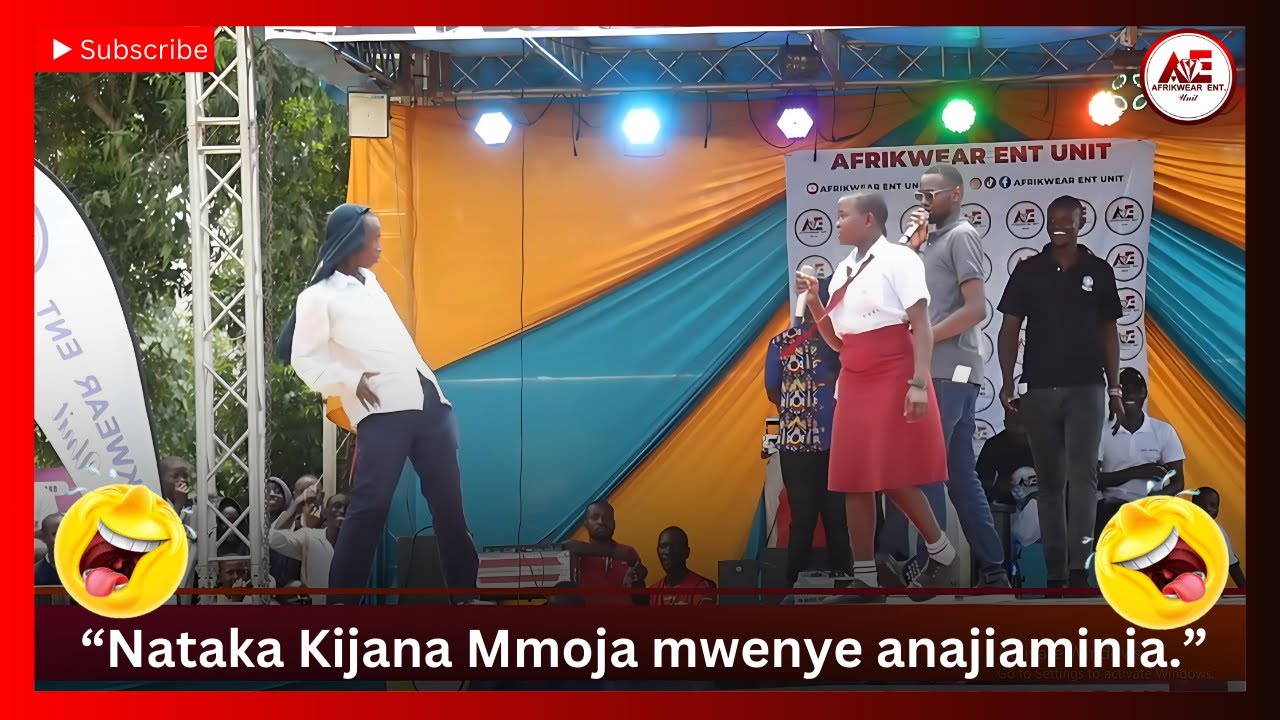 🤣BOLD FEMALE STUDENT CHALLENGES BOYS AT AMBIRA BOYS🤣 | THIS IS SUPER FUNNY💯| #TRACE  MUSIC AWARDS!!🤣