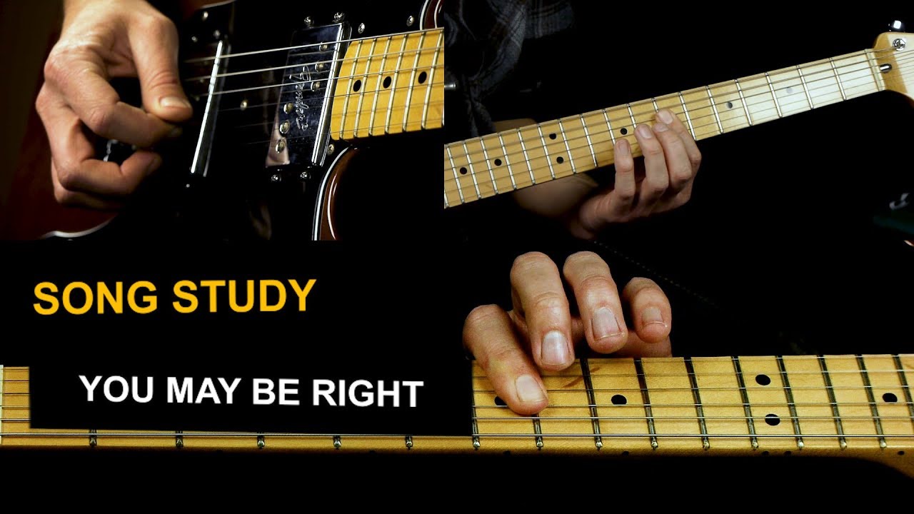 Урок игры на гитаре «You May Be Right» — Билли Джоэл