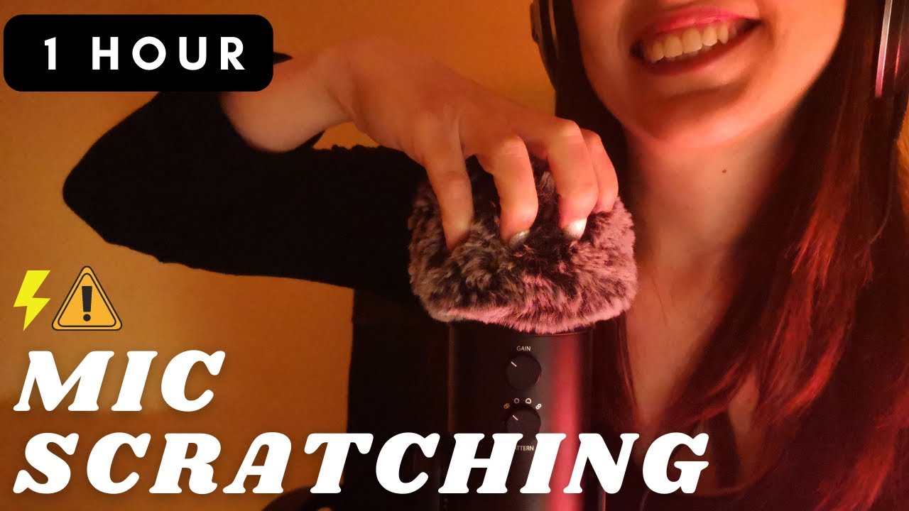 ASMR - FAST and AGGRESSIVE SCRATCHING MASSAGE | FLUFFY Mic Cover | INTENSE Sounds | Full NO TALKING