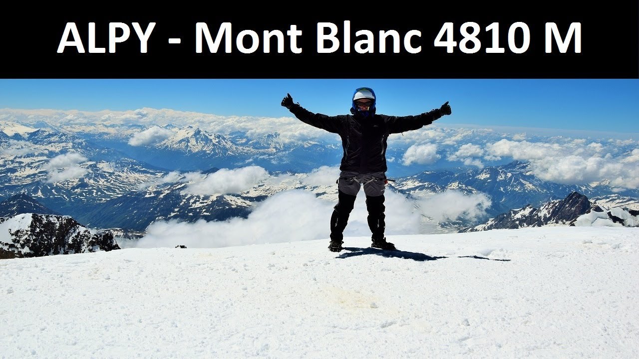 Alpy - Mont Blanc 4810 M