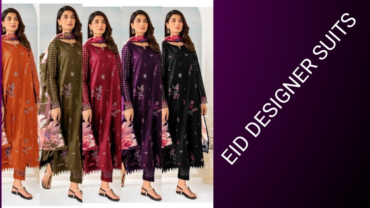 Beautiful Eid Collection 2026 😍 | Luxury Embroidered Designer Suits👗❣️🌹